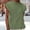 Green, variant on Tittly T Shirts for Women Basic Tees Women's Fashionable Casual Lapel Short Sleeved Solid Color Cotton Linen T Shirt Top Tshirts Shirts Tops for Women Trendy Beige L