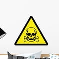 thumbnail image 1 of Toxic Hazard Sign Wall Decal by Wallmonkeys Peel and Stick Graphic (18 in W x 16 in H) WM40699, 1 of 4