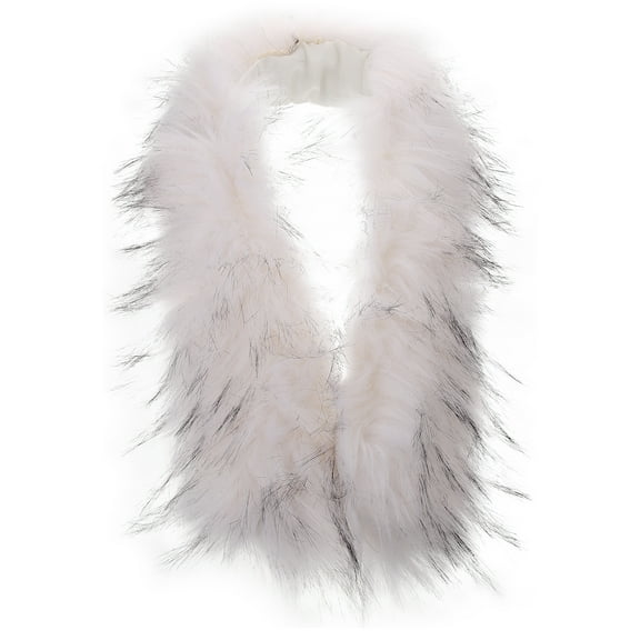 Raindrops Winter Faux Collar Beige Thickened Warm Lining Accessory for Cold Weather Comfort