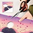thumbnail image 6 of Yayeee Faucet Mat for Kitchen Sink 14.7" Diatomite Long Splash Guard Pad, Pixel Floating Hearts, 6 of 7