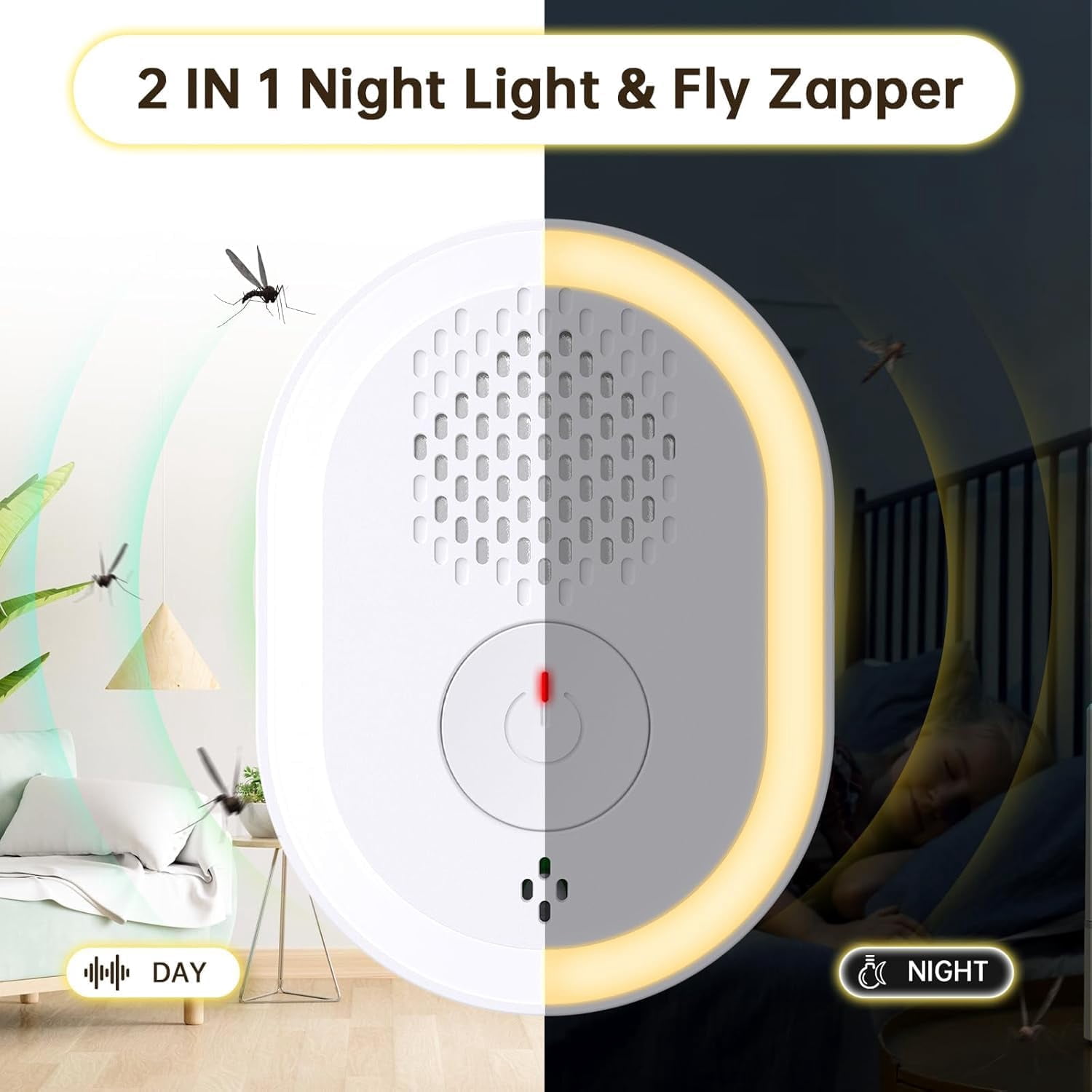 Ultrasonic Pest Repeller, Indoor Pest Repellent 6 Packs, Electronic Plug in Pest Control for Roach, Ant, Rodent, Mouse, Bugs, Mosquito, Spider Repellent for House, Garage, Warehouse
