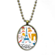 thumbnail image 1 of Nacional arquitectura Francia Collar Colgante de cadena vintage Colección de joyas colgantes Unbranded M, 1 of 3