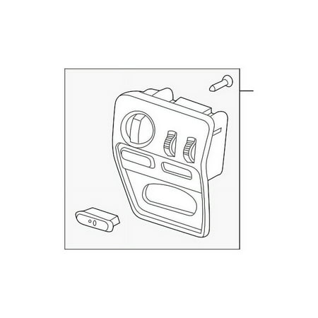 Genuine OE Volvo Headlamp Switch - 30739318 Fits select: 2007-2008 VOLVO XC90 3.2, 2004-2006 VOLVO XC90