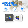 thumbnail image 3 of Enrutador A8 4G LTE, módem portátil inalámbrico Wifi de 3000 mAh, mini punto de acceso para exteriores, MiFi de bolsillo de 150 Mbps con repetidor de tarjeta SIM, B, 3 of 7