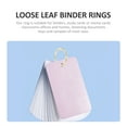 thumbnail image 3 of Miangastore 7Pcs Book Binding Rings Loose Leaf Binder Circle Single Binder Ring Metal Binder Rings, 3 of 8
