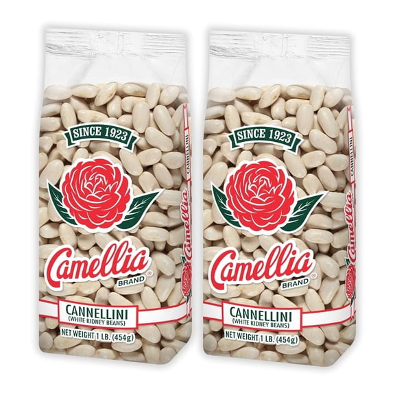 Camellia Cannellini Beans 1 Pound (2 Pack)