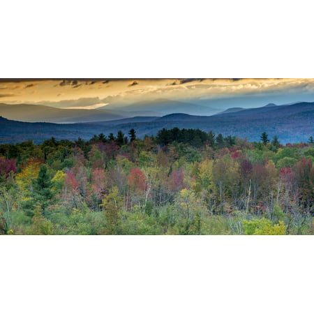 Fall Colors in the White Mountains, New Hampshire Print Wall Art By Howie