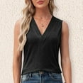 thumbnail image 4 of Sngxgn Women's Basic Casual Long Camisole Strap Layering Top(Black,L), 4 of 7