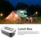 thumbnail image 2 of Caja de almuerzo Fiambrera portátil de aleación de aluminio para acampar al aire libre, Picnic, viajes, contenedores de almacenamiento de alimentos, fiambrera con asa a prueba de calor, Mini lata para Maboto Caja de almuerzo, 2 of 7