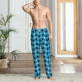 thumbnail image 2 of Hirioo Bowling Balls for Men's PJ Pajama Pants Sleep Pants Men's Home Trousers with Pockets,S-3XL-Large, 2 of 6
