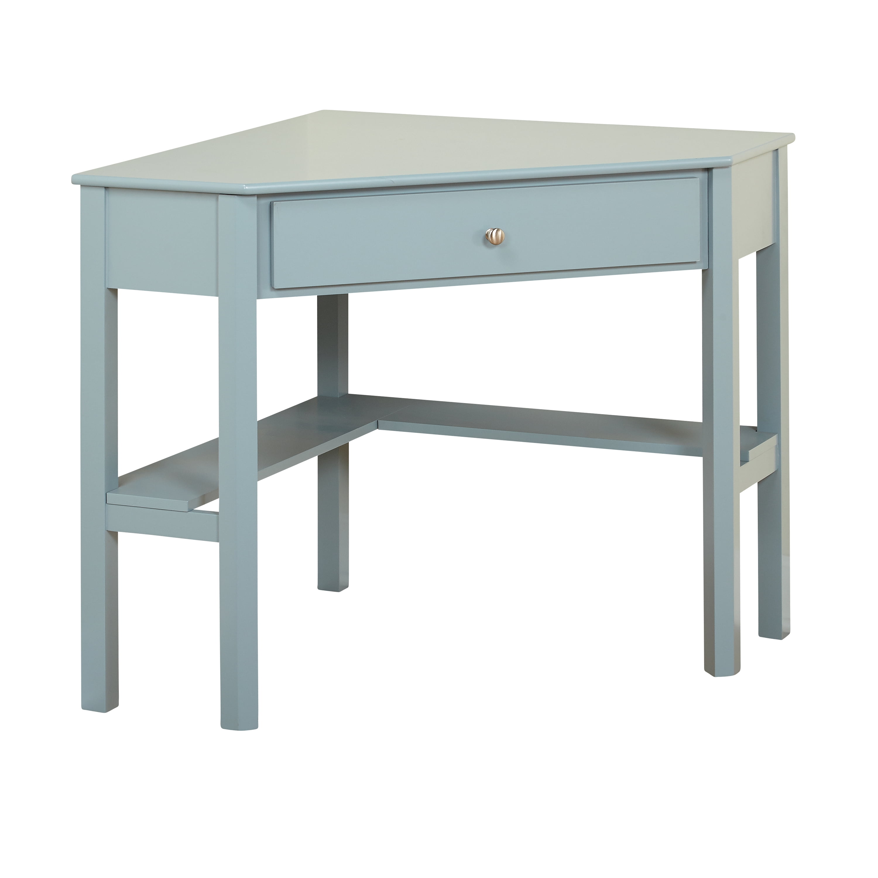 Ellen Corner Writing Desk, Antique Blue