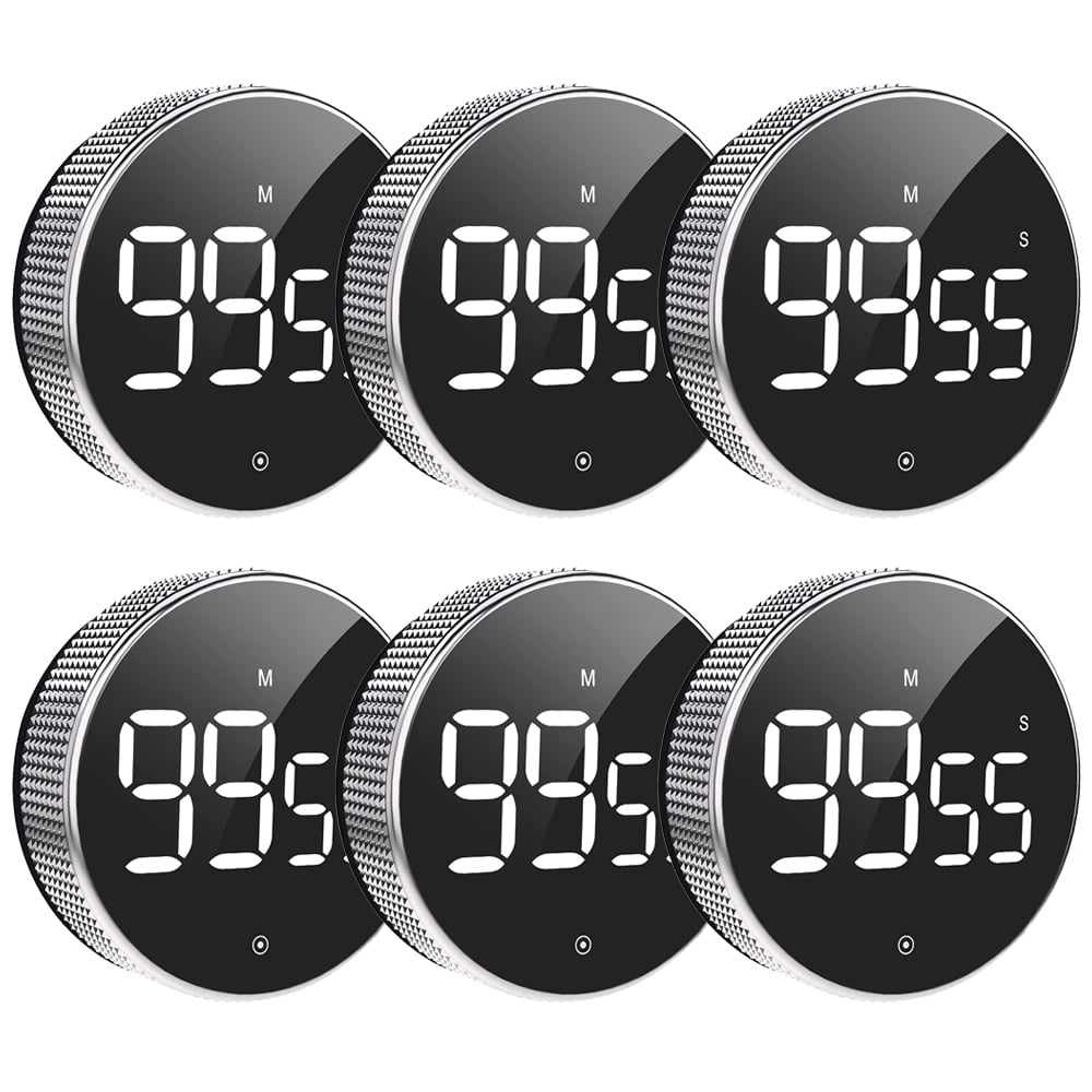 OQIMAX Magnetic Digital Kitchen Timer, Large LED Screen Timer with 3 Volume  Levels, Short Time Egg Timer, Stopwatch, Digital Countdown Countup for  Cooking, Baking, Sports, Studying etc. - Yahoo Shopping