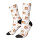 thumbnail image 1 of Fotbe Squirrel And Rose Calcetas Largas con Estampado para Hombre y Mujer – Calcetas de Compresión Transpirables y Elásticas, Viajar y Uso Diario Talla 5-11, 1 of 6