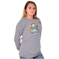 thumbnail image 5 of Smurfette Sassy Classy Smurf Rainbow Women's Long Sleeve T Shirt Brisco Brands S, 5 of 6