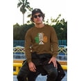 thumbnail image 2 of Old Glory Mens St. Patricks Day Shamrock Knot Long Sleeve Graphic T Shirt, 2 of 6