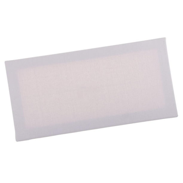 Rectángulo en blanco Pintura Lienzo Panel Arte Madera Tablero liso Pintura Pintura Los 20x40cm