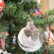 thumbnail image 3 of Transparente, Bola De Plumas Redonda, Adornos De Bolas De Plástico Transparente, Decoración De Árbol De Navidad, Colgante Conmemorativo, Regalo Eigraketly HA042018-04, 3 of 6