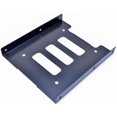 thumbnail image 2 of 1 Pack de 2,5" à 3,5" SSD HDD Support de Disque Dur Support Support de Support en Métal Adaptateur SSD Plateau avec 8 Vis d'Installation, 2 of 3