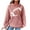 #1-Pink, variant on Patlollav Ladies Sweatshirts Tops,Womens Long Sleeve Plain Hoodies