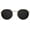 Rose Gold / Black Polarized, variant on Classic Retro Sunglasses for Women Men UV400 Protection Lens and Lightweight Men Sun Glasses Small Circle Metal Frame