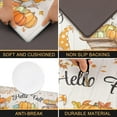 thumbnail image 3 of 2Piece Anti Fatigue Kitchen Mat Seasonal Fall Holiday Party Vintage Farmhouse Kitchen Rug Runner Set for Home Office Non Slip Waterproof Heavy Duty Comfort Standing Mats(Hello Fall), 3 of 6