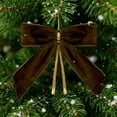 thumbnail image 5 of RuiJiao 12Pcs Velvet Christmas Bows Decor Set, Elegant Wreath and Tree Decoration with Metal Wire, 3.5 Inch Festive Holiday Party Decorations for Xmas Gifts, Home, Wreaths (12 Bows), 5 of 8