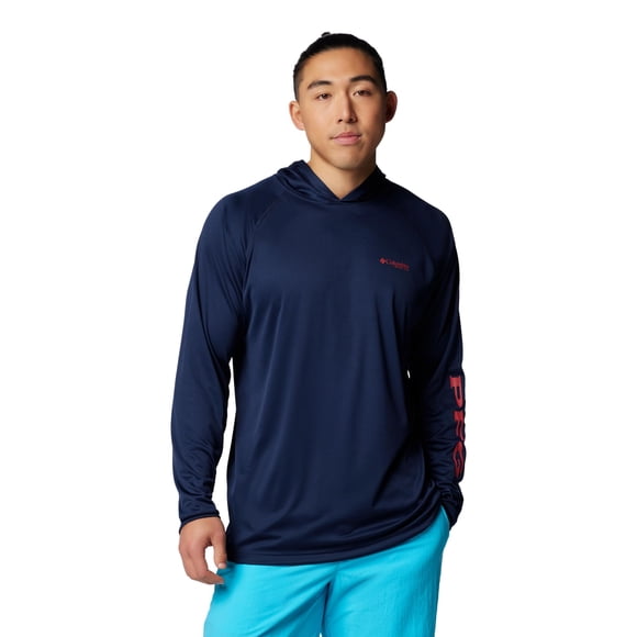 Sudadera con capucha de pesca Columbia PFG Terminal Tackle de manga larga para hombre