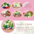 thumbnail image 6 of Needle Felting Kit, Felt Painting Kit for Beginners, Felt Painting Set with Wool, Needle Felting Pad, Felting Needles, Felting Wool, Decorative Frame,DIY Instructions，Used for Home Decoration, 6 of 7