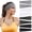 Medium Gray White Dark Gray Black, variant on Headbands for Women – 8 Pack Wide Elastic Hair Bands, Soft Stretchy Non-Slip Sweatbands for Workouts, Yoga, Washing Face & Daily Wear