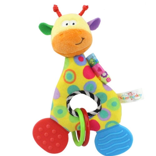Newborn Baby Kids Infant Giraffe Monkey Animal Stuffed Doll Soft Plush Toy Gift 