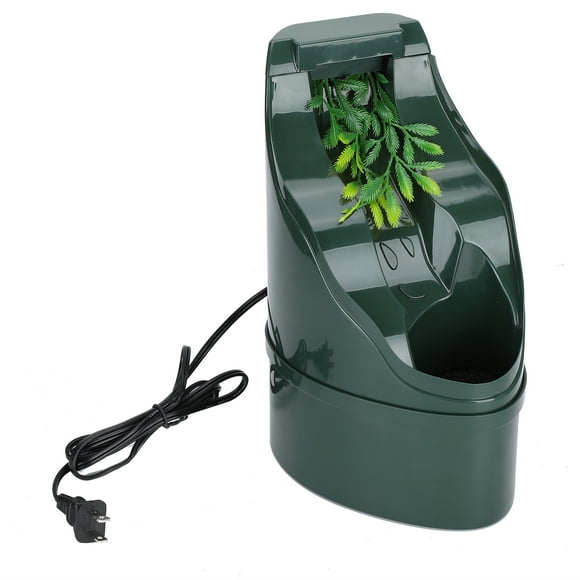 Reptile Water Feeder Reptile Landscape Water Feeder Lizard Drinker Simulation Plant Waterfall Reptile Landscape Water Feeder US Plug 110V