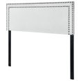 thumbnail image 1 of HomeFare Nail Trim King Headboard in Cream Fabric, 1 of 7