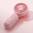 thumbnail image 1 of Mini Fan Speed Pink Portable Small Fully Charge Lithium Battery Minutes, 1 of 8