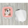 thumbnail image 4 of Checkerboard Pink English Bulldog  Compact Mirror BB1219SCM, 4 of 4
