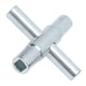 thumbnail image 3 of Llave de grifo, llave de grifo de 4 vías, llave de grifo cruzada, materiales ecológicos, 3 of 8