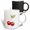 Multicolor, variant on 3drose, an Image of Two Red Cherries on White, Elegant Kitchen Art Gift, 11oz Two-tone Blue Mug