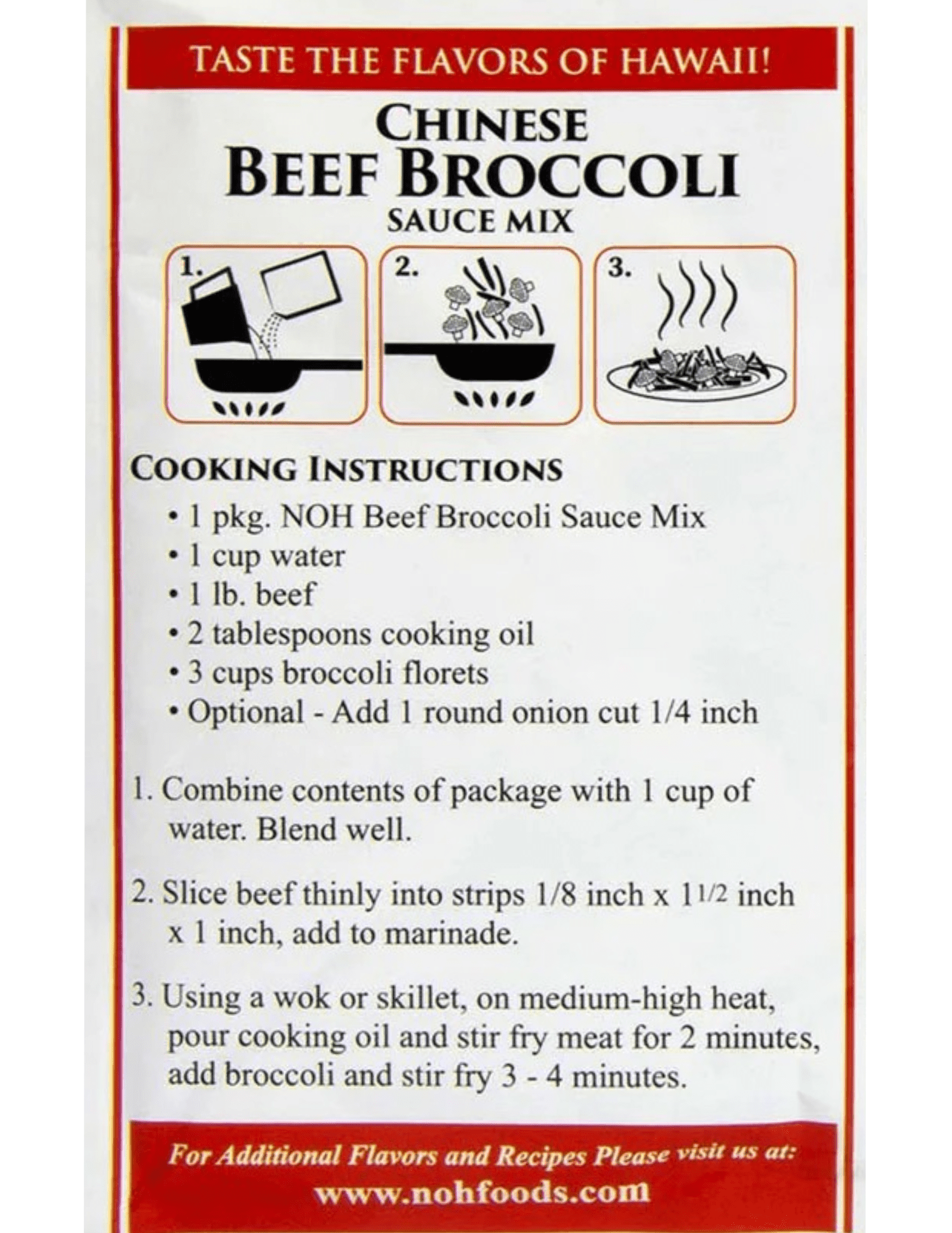 Noh Beef Broccoli Sauce Mix