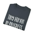 thumbnail image 3 of Tiny Human In Progress Future Mom Maternity Clothes Unisex Garment-Dyed T-shirt, 3 of 4