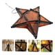 thumbnail image 4 of Portavelas de Hierro Estrella de Portavelas Estrella Naranja Velas de Té Velas Farol de Estrella Mini Farolillos Amarillos, 4 of 5