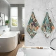 thumbnail image 2 of Coolnut Towels Set of 2 Dragon and Flower Print for Bathroom Kitchen Travel 16×28 inch, Cotton Bath Towels Lightweight Quickdry for Bathroom Ktichen Travel SPA Gym, 2 of 6
