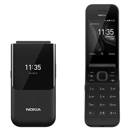 MINT Nokia 2720 Flip 4GB GSM Unlocked 4G LTE KaiOS Flip Phone Black Generic Box