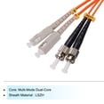 thumbnail image 3 of Uxcell 1 Meter 3.2Ft Fiber Patch Cable Multimode SC-ST OM1 LSZH Fiber Optic Jumper Orange For Network Transceiver 1Pcs, 3 of 6