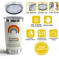 thumbnail image 3 of Teacher Assistant Gift Teacher''s Assistant Nutritional Facts Gift for Teachers Appreciation Gift Teaching Assistant Definition 20oz Stainless Steel Tumbler (Nutrition-Teacher Assistant), 3 of 6