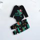 thumbnail image 2 of Familia Padre Niño Vestido Casual Dinosaurio Impreso Cintura Elástica Ropa de Dormir Traje Hugtrwg Para estrenar, 2 of 9