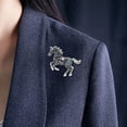 thumbnail image 3 of Hioecau Broche Cheval Style Rétro Strass Scintillants Épingles Vêtements Chapeaux Sacs Écharpes Badge Accessoires, 3 of 8