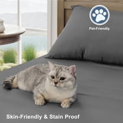 King Size Bed Sheets Set, Luxury 1800 Series Microfiber Bed Sheets, Super Soft Bed Sheets 4 Pieces, Cooling & Breathable, Up to16 Deep Pocket