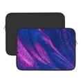 thumbnail image 3 of Bingfone Neon Gradient Blue Laptop Sleeve Case 15 Inch, 360° Protective Computer Carrying Bag, 3 of 9