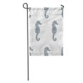 thumbnail image 1 of POGLIP Cheval Bleu Hippocampe Rétro Motif Mer Récif Mignon Drapeau de Jardin Aquatique Bannière Décorative Maison 28x40 Pouces, 1 of 2