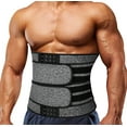 thumbnail image 1 of COMFREE Neoprene Sauna Waist Trainer Corset Sweat Belt for Men Weight Loss Body Shaper Compression Trimmer Workout Fitness Fat Burner Back Support, 1 of 8