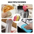 thumbnail image 5 of Dish Sponges Kitchen, Pack of 1 Microfiber Cleaning Scrubber, Multi-Purpose Scrub Sponges Kitchen, Dish Sponge, Non-Scratch Microfiber Sponge for Dishwashing, Sink, Basin, 3.94x6.29 Inch, Multicolor, 5 of 7